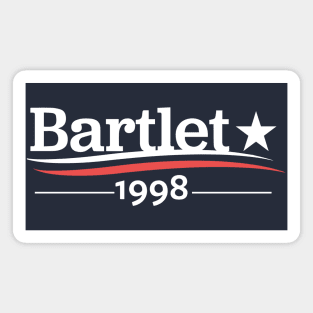 WEST WING President BARTLET 1998 President Bartlet For America Jed Bartlet White House Magnet